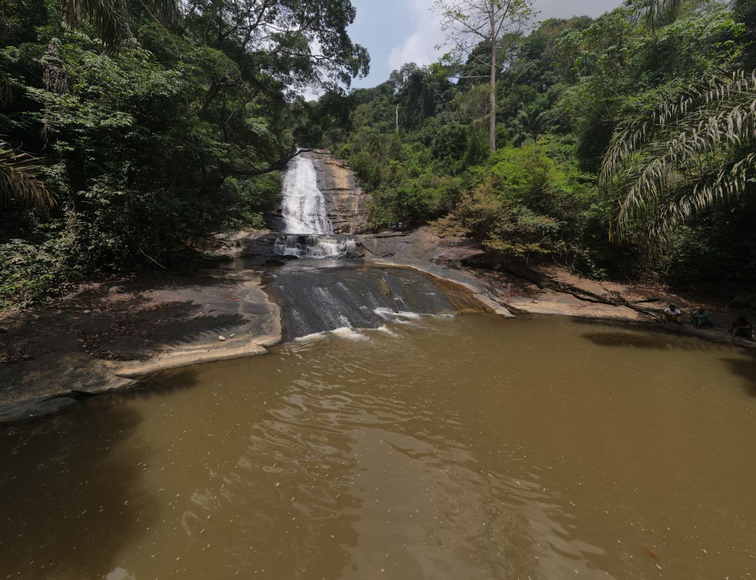 Waterfall with Natural Pool