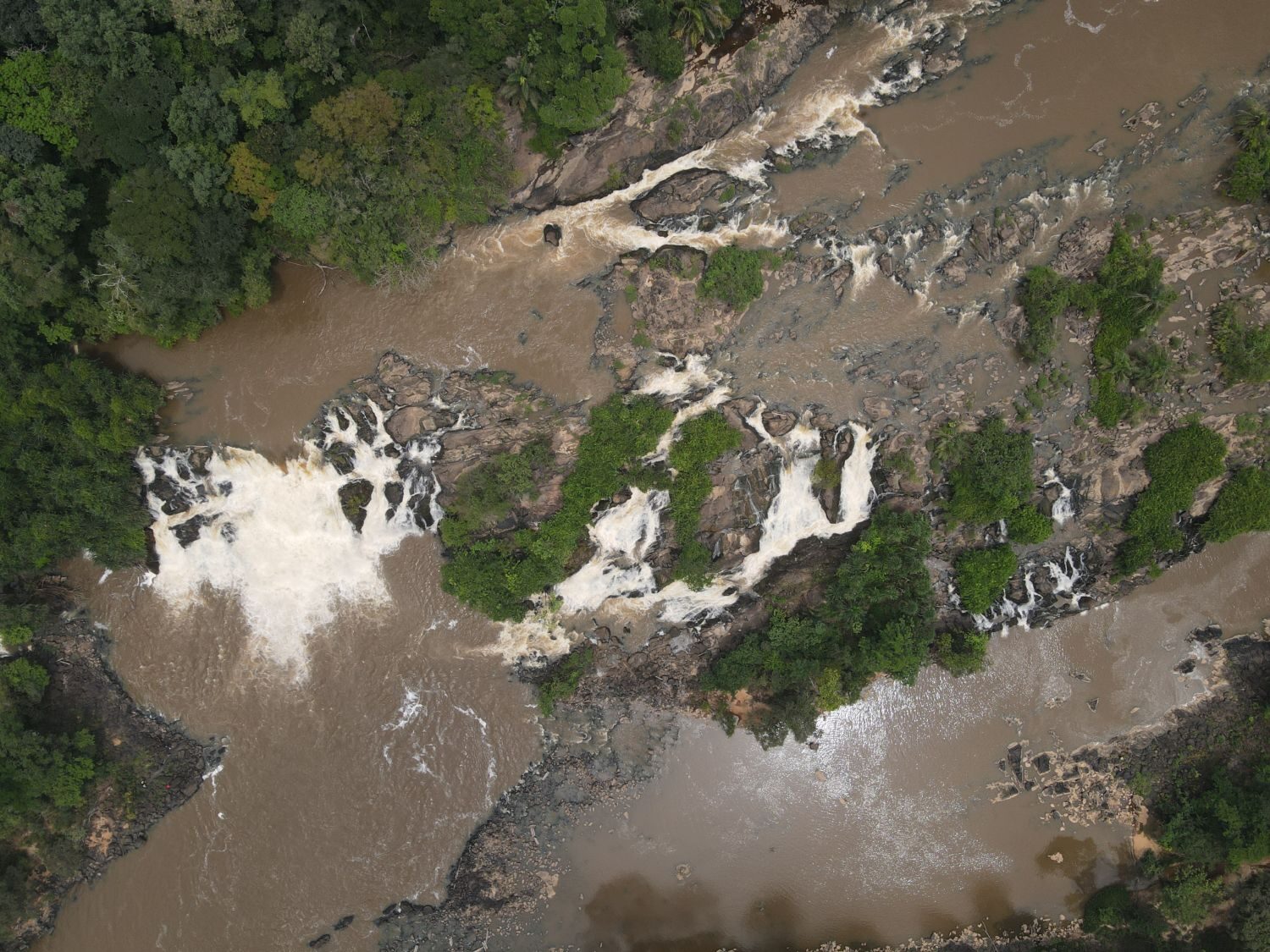 River Rapids Aerial View