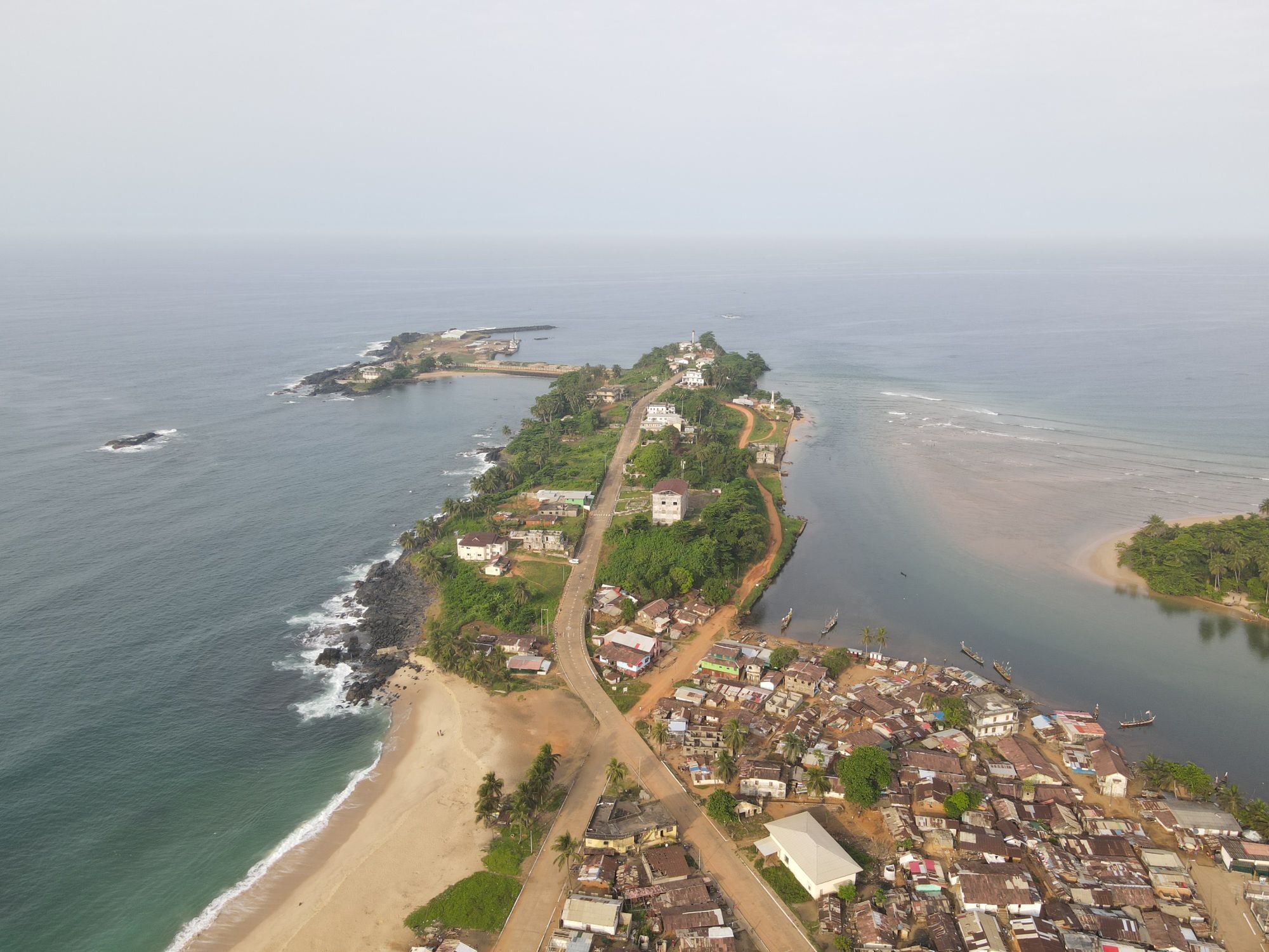 Cape Lighthouse Aerial