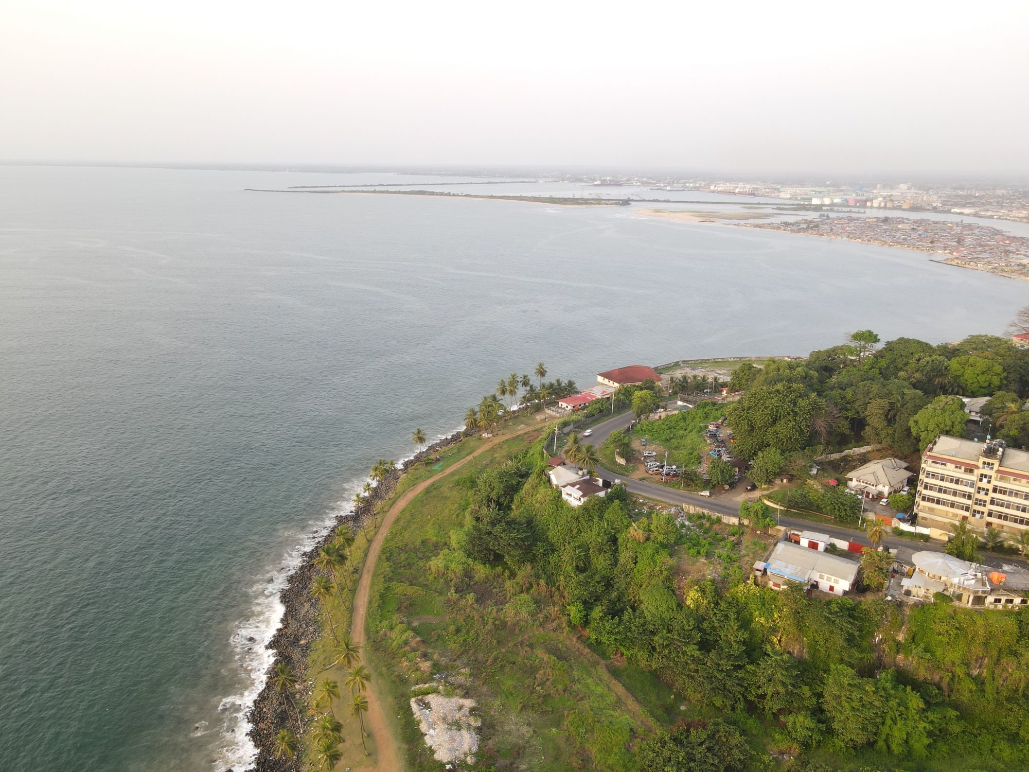 Cape Mesurado Aerial