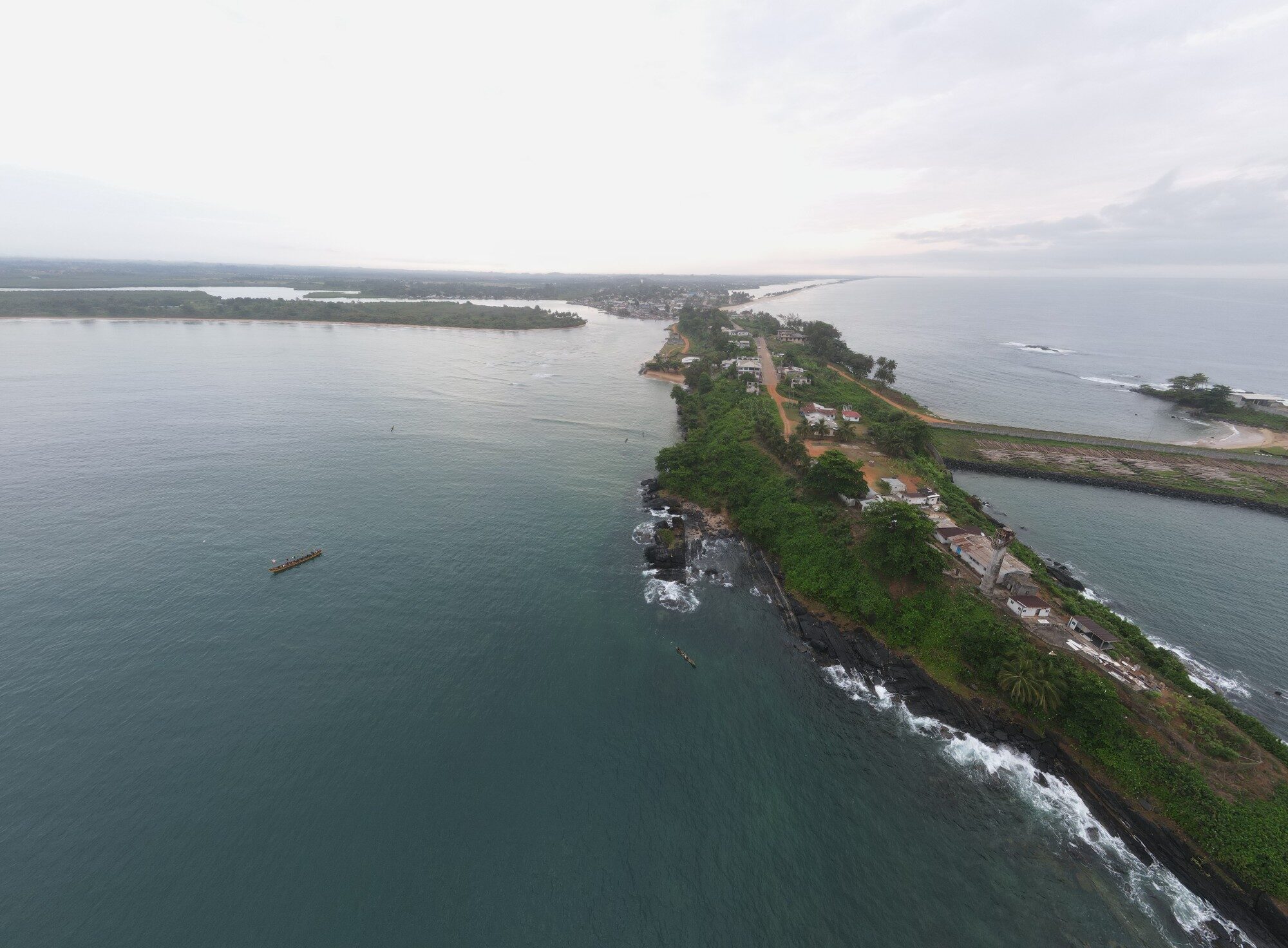 Coastal Peninsula Aerial