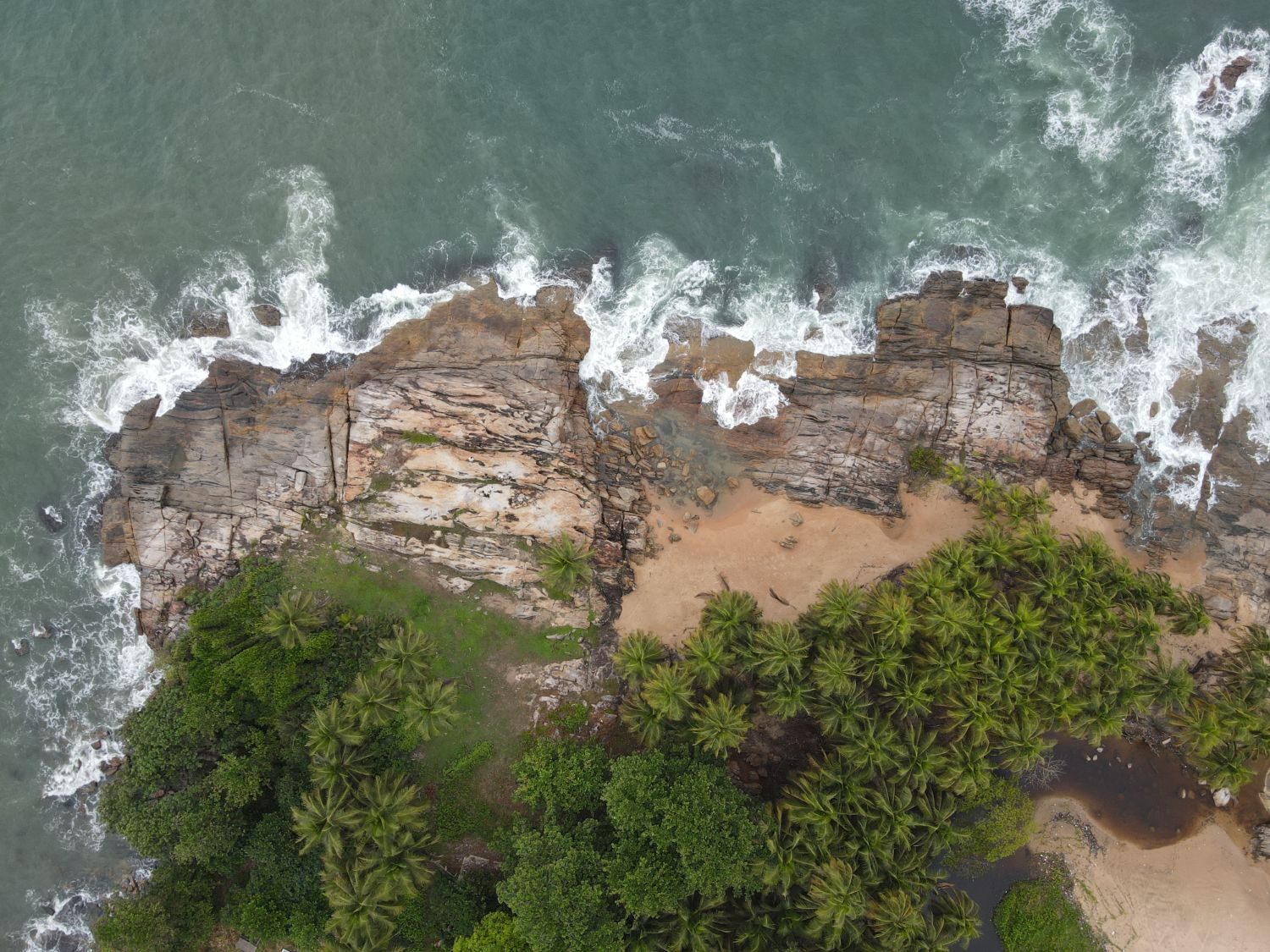 Rock Outcrop and Cove Aerial