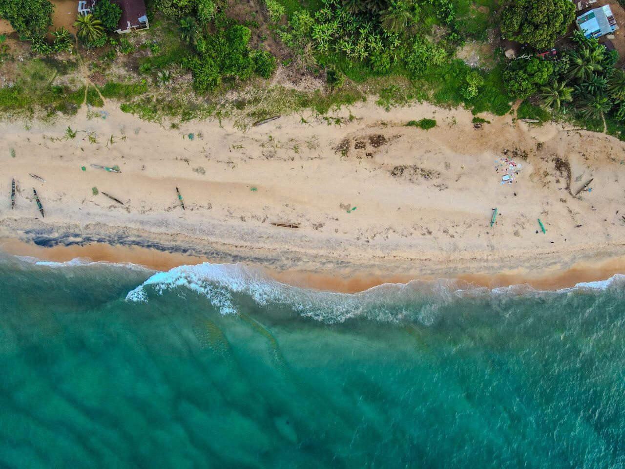 Turquoise Waters Beach Aerial