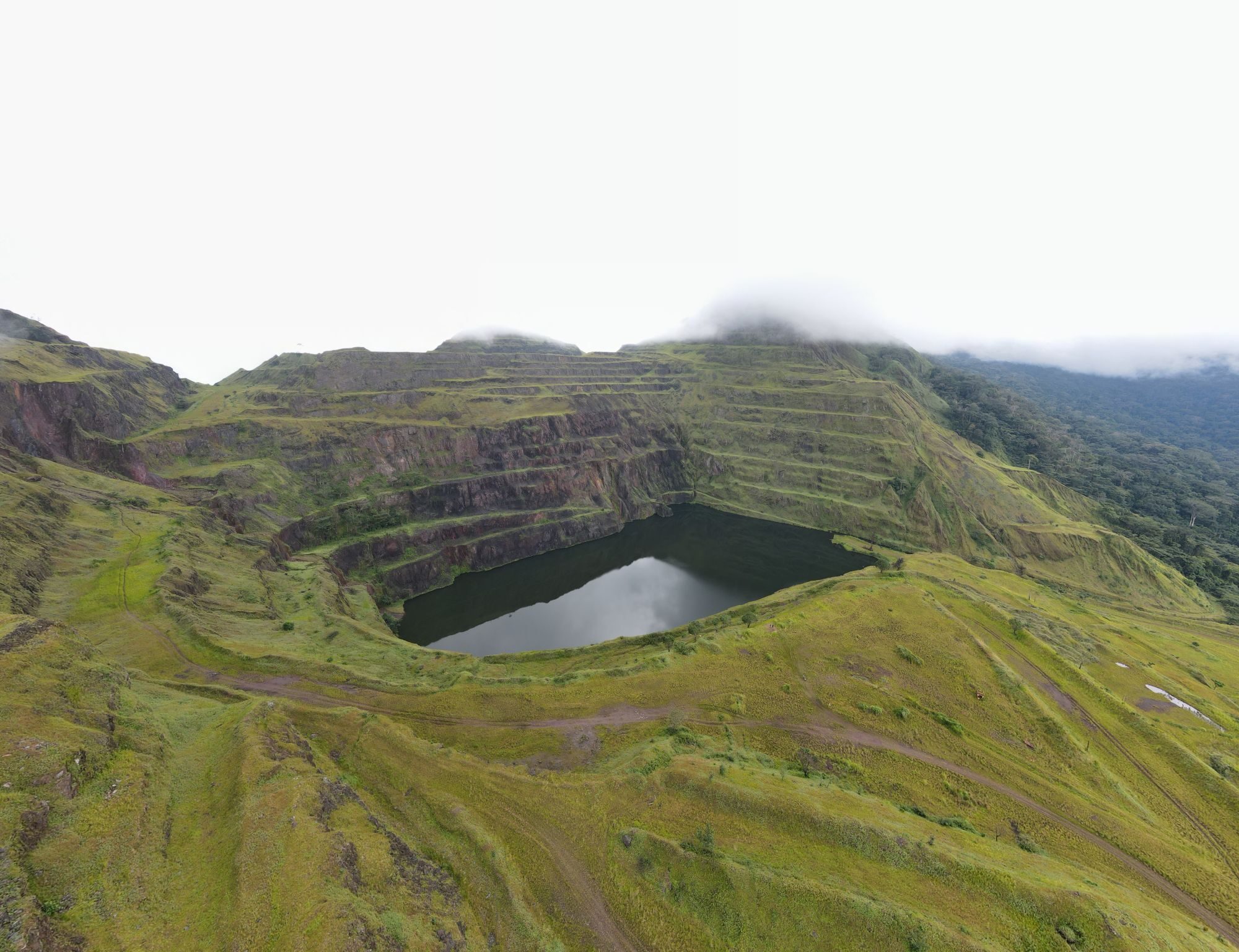 Crater Lake Terraced