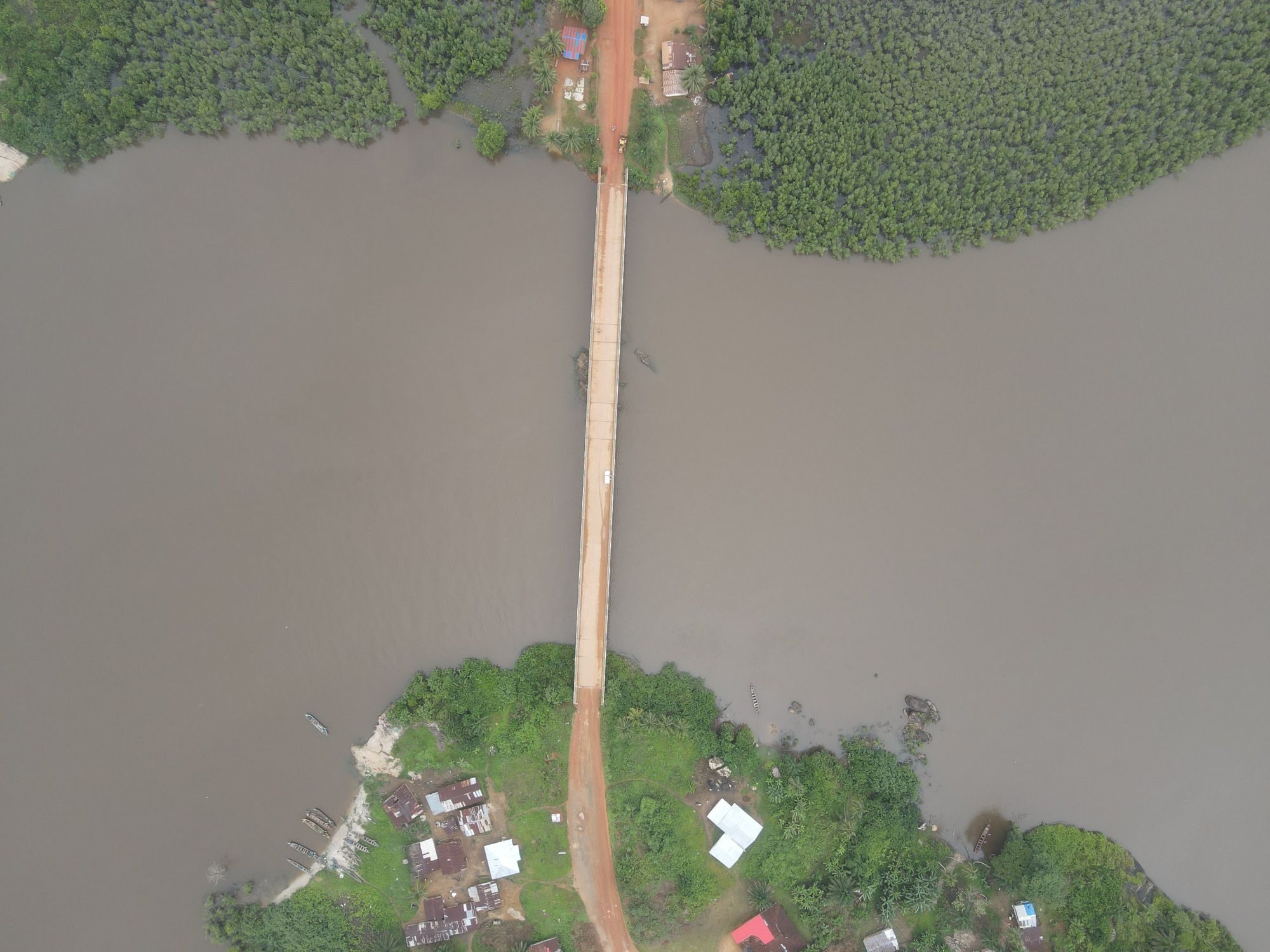 River Bridge Aerial